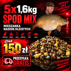 SPOD MIX 5x1,6kg - PRZESYŁKA GRATIS